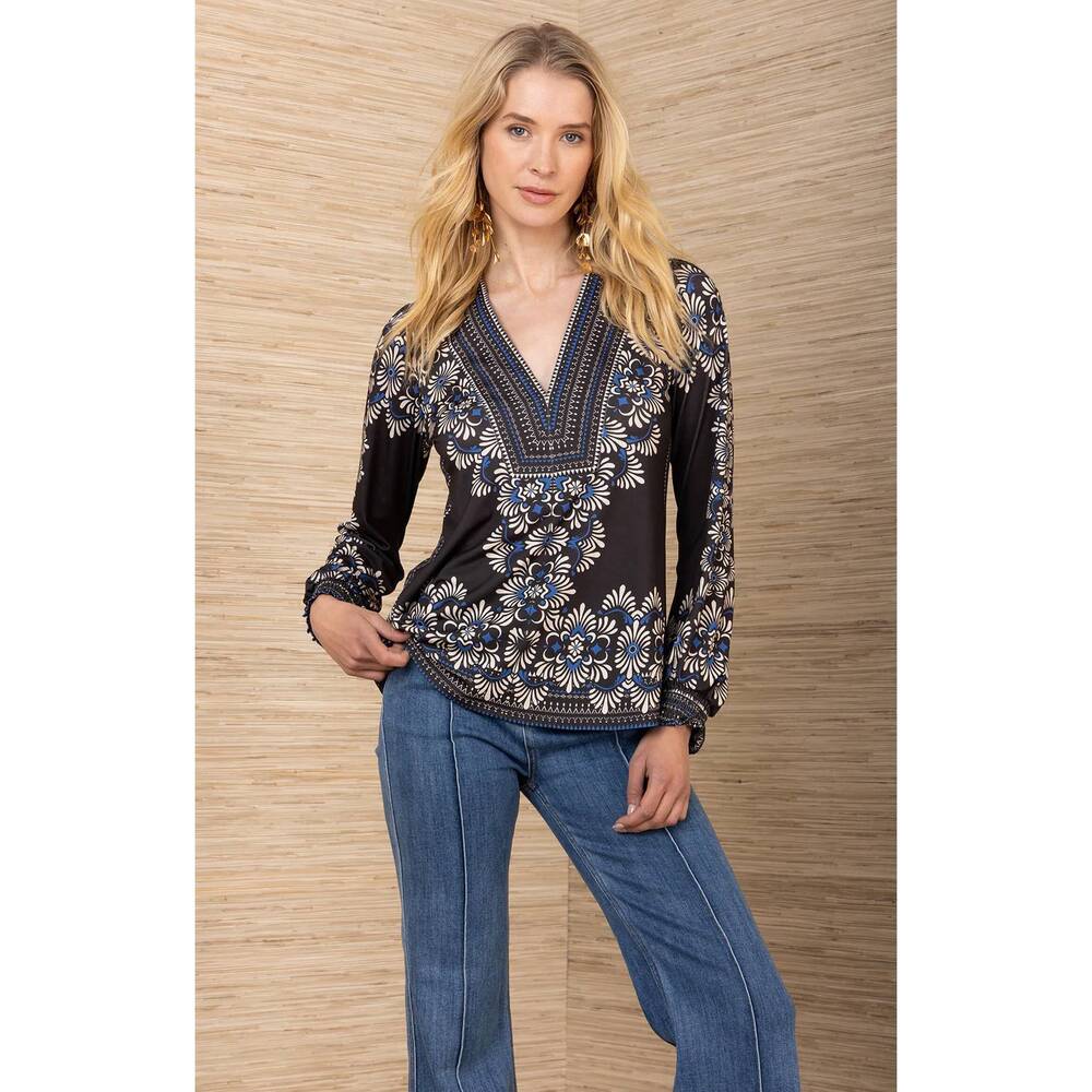 NEW HALE BOB addisyn jersey top in black
